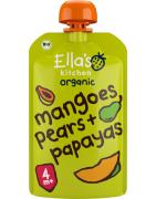 Mangoes pears & papayas knijpzakje 4+ maanden bioBaby/peuter voeding5060503500761