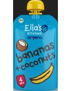 Bananas & coconut knijpzakje 4+ maanden bioBaby/peuter voeding5060503500648