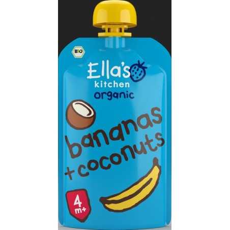 Bananas & coconut knijpzakje 4+ maanden bioBaby/peuter voeding5060503500648