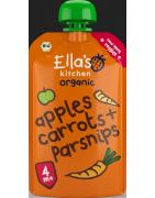 Apples carrots & parsnips 4+ maanden knijpz bioBaby/peuter voeding5060503500785