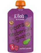 Pears nectarines & guava 4+ knijpzakje bioBaby/peuter voeding5060503501799