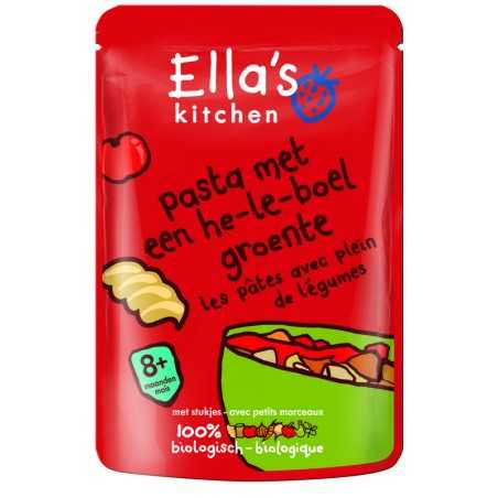 Pasta heleboel groente 8+ maanden bioBaby/peuter voeding5060107335349