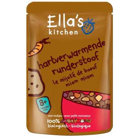 Hartverwarmende runderstoof 8+ maanden bioBaby/peuter voeding5060107335387