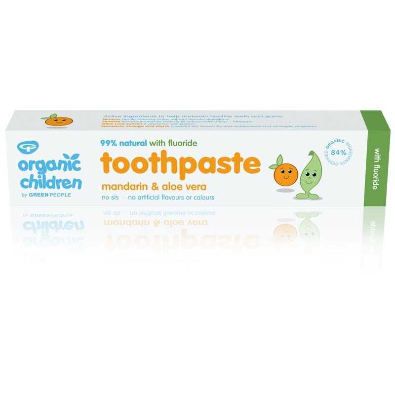 Organic children mandarin toothpaste with fluorideTandpasta5034511003583