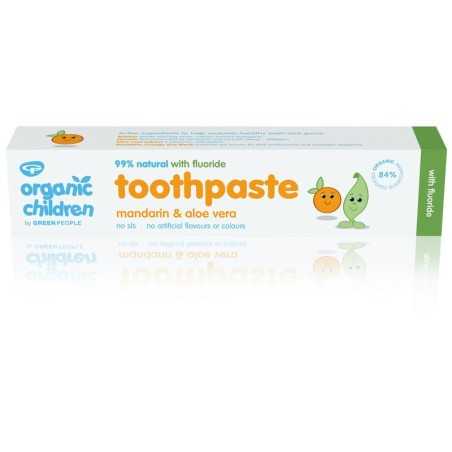 Organic children mandarin toothpaste with fluorideTandpasta5034511003583