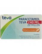 Paracetamol 240 mgPijn algemeen8711218013073