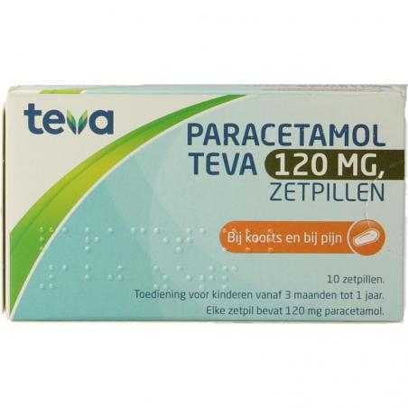 Paracetamol 120 mgPijn algemeen8711218013066