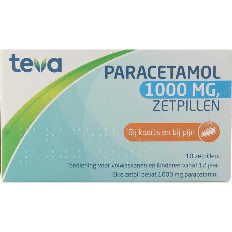 Paracetamol 1000 mgPijn algemeen8711218013097