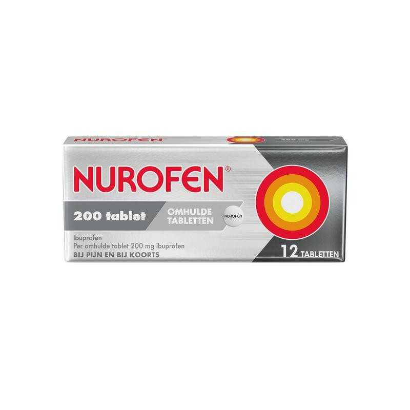 Ibuprofen 200mg omhulde tablettenPijn algemeen8710552509051