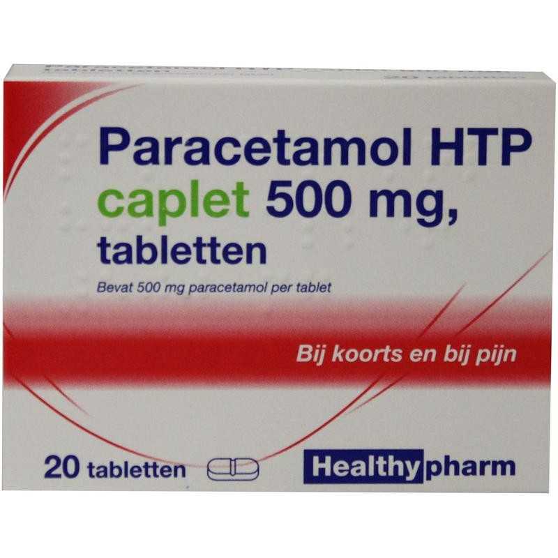 Paracetamol caplet 500Pijn algemeen8714632058514