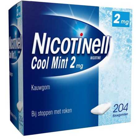 Kauwgom cool mint 2 mgAnti rook8713177004444