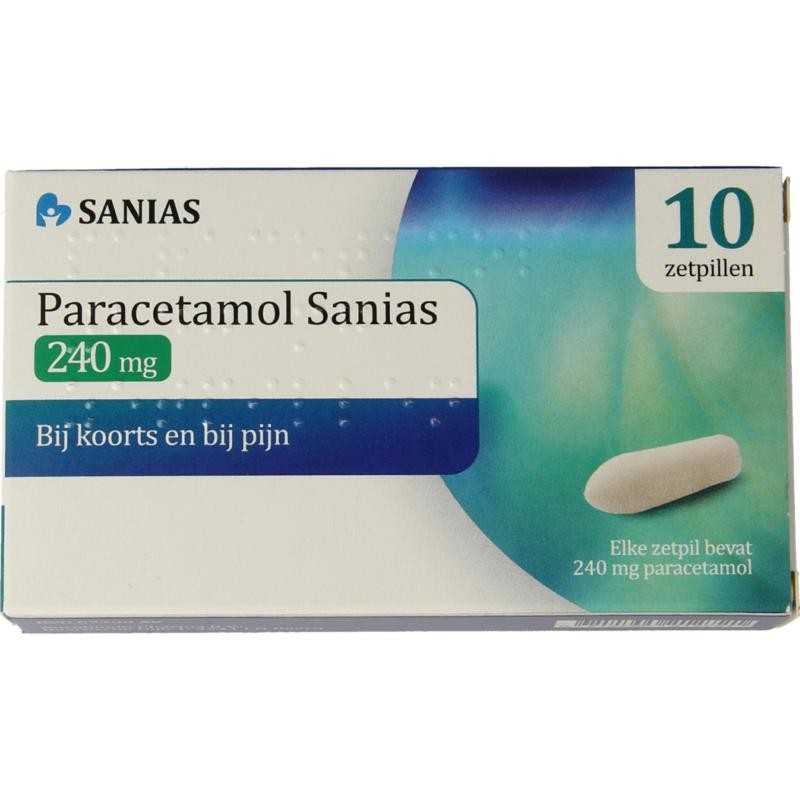 Paracetamol 240mgPijn algemeen8712755212721