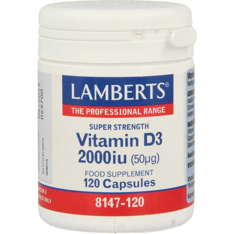 Vitamine D3 2000IEVitamine enkel5055148413033