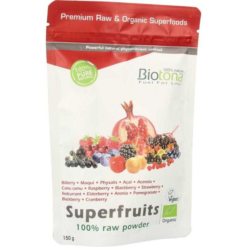 Superfruits raw powder bioOverig gezondheidsproducten5412360020911