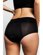 Boyshort low rise maat M zwart teen periodDameshygiëne4779030681645