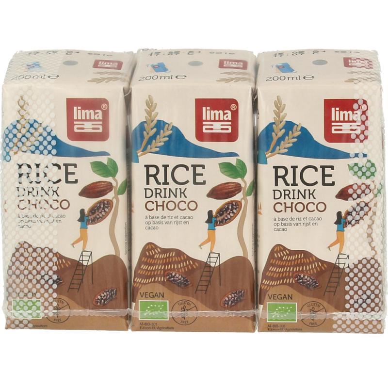 Rice drink choco calcium 200 ml bioDranken5411788043267