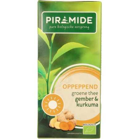 Oppeppend groene thee gember & curcuma bioKoffie/thee8711812480080