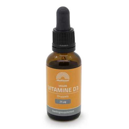 Vitamine D3 25mcg vegan druppelsVitamine enkel8720791841430