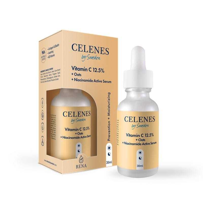 Active serum vitamin C 12,5% + oats + niacinamideDag/nachtverzorging7350104249458