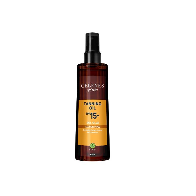 Herbal tanning oil SPF15+In de zon7350104249670