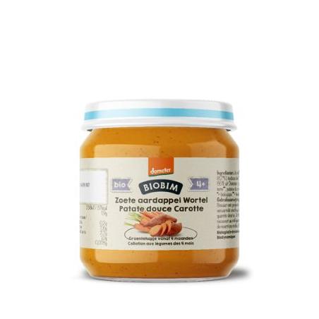 Zoete aardappel wortel 4+ maanden demeter bioBaby/peuter voeding8713445091107