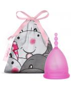 Menstruatiecup pinky hippo maat SDamesverband/tampons8594156999056