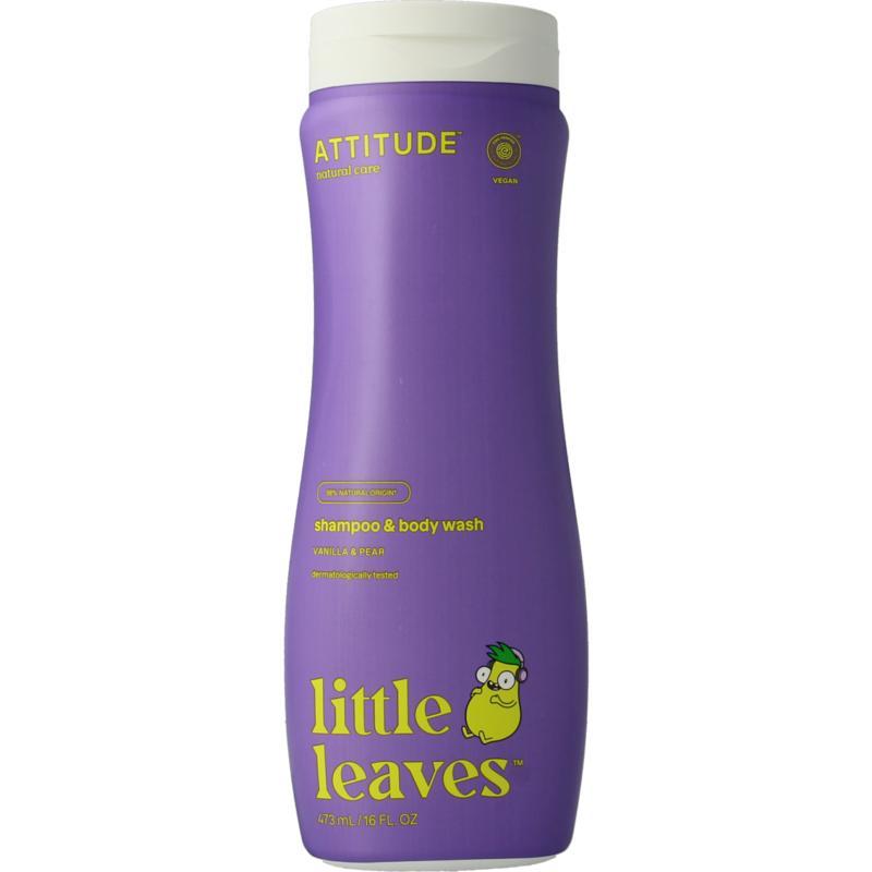 Shampoo 2 in 1 little leaves vanille peerBaby/peuter verzorgend626232410150