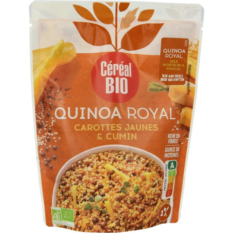 Quinoa royal met gele wortelen & komijn bioVoeding3175681248557