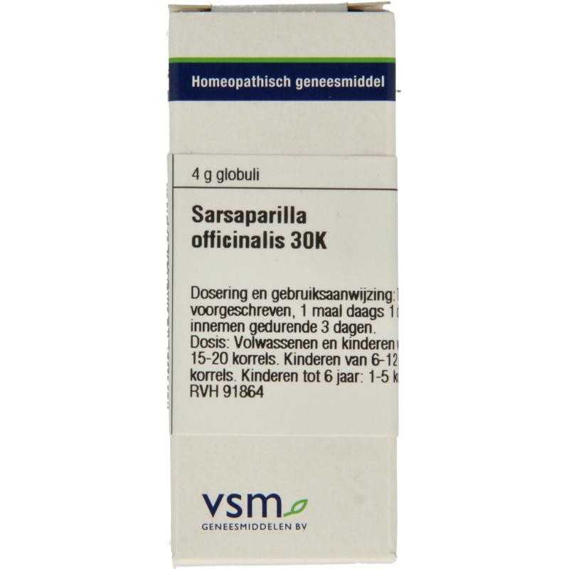 Sarsaparilla officinalis 30KArtikel 4 enkelvoudig8728300946201