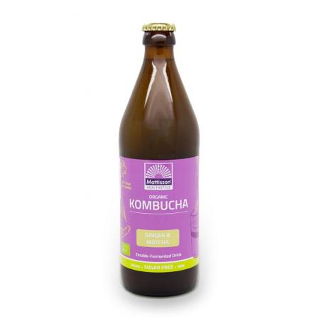 Kombucha ginger & matcha double fermented bioOverig gezondheidsproducten8717677967629