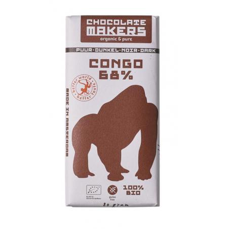 Gorilla bar 68% puur bioSnoepgoed8717953080202