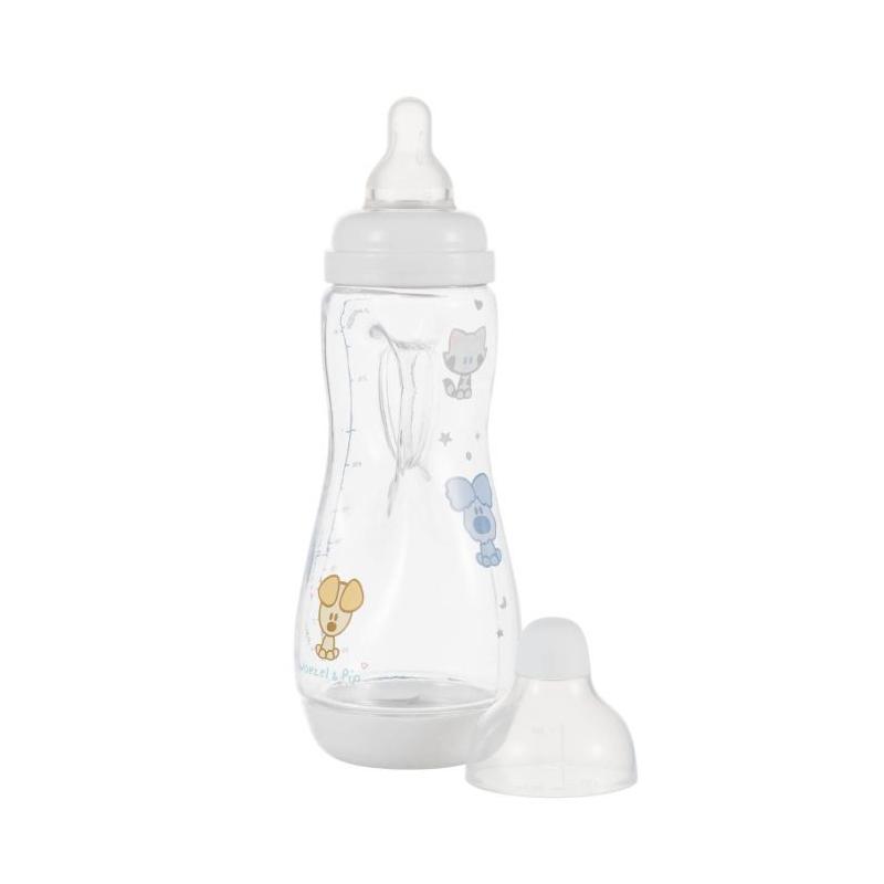 Handgreep fles 240ml woezel & pipBaby/peuter zuigflessen en spenen8711736558568