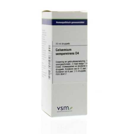 Gelsemium sempervirens D4Artikel 4 enkelvoudig8728300926890