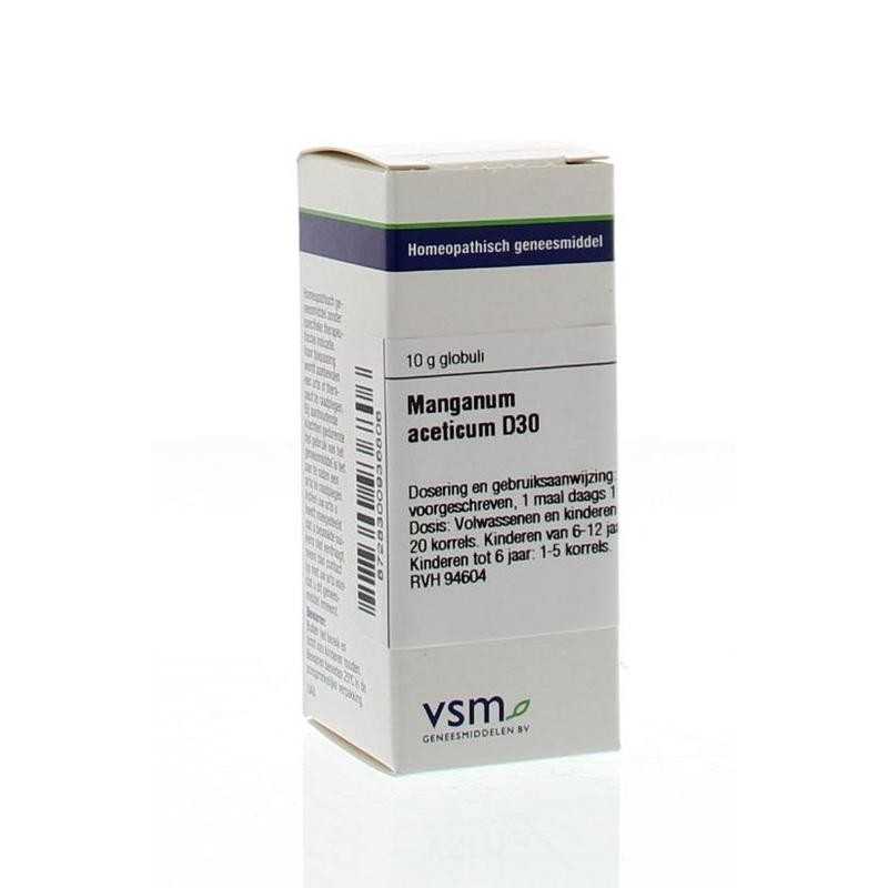 Manganum aceticum D30Artikel 4 enkelvoudig8728300936806