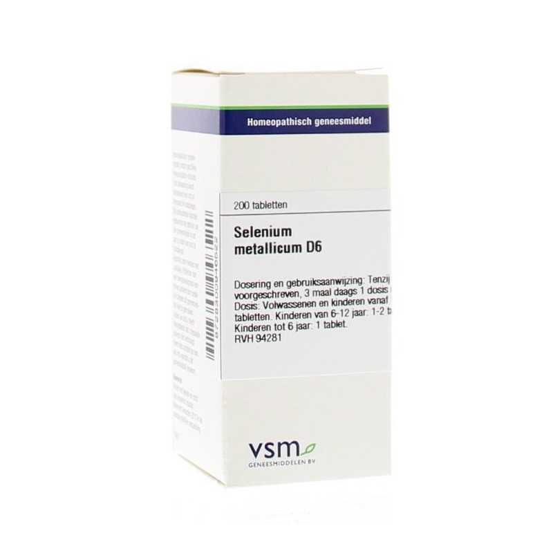 Selenium metallicum D6Artikel 4 enkelvoudig8728300946522