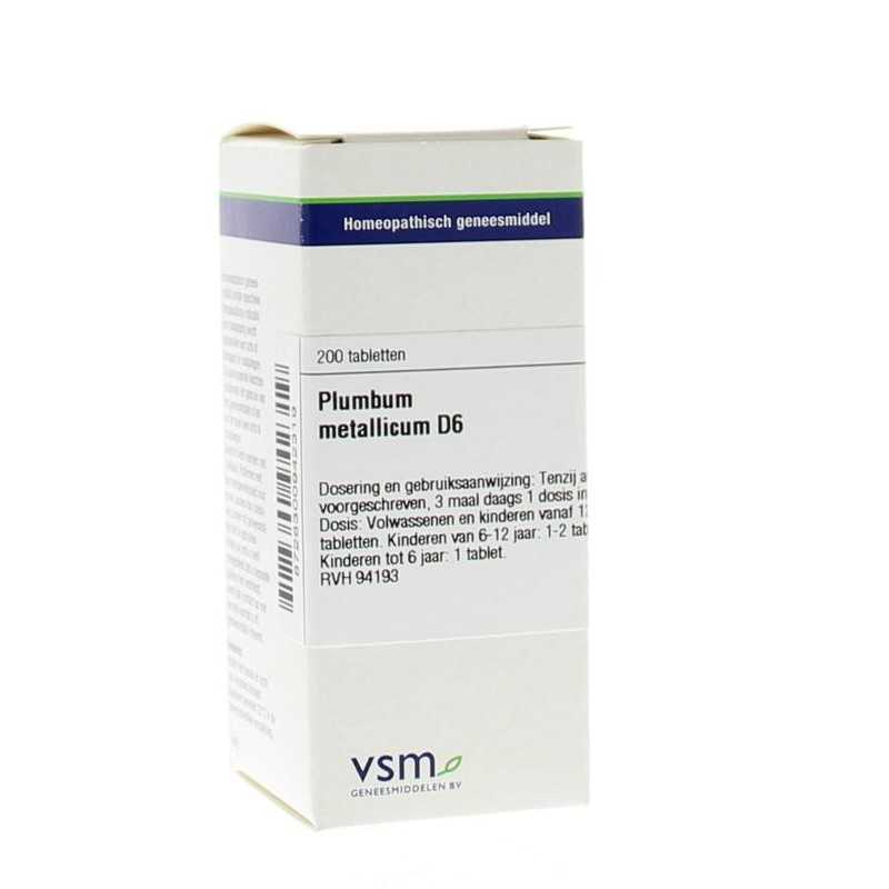 Plumbum metallicum D6Artikel 4 enkelvoudig8728300942319