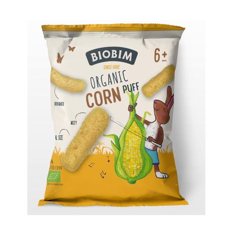 Corn puff 6+ maanden bioBaby/peuter voeding8713445090285