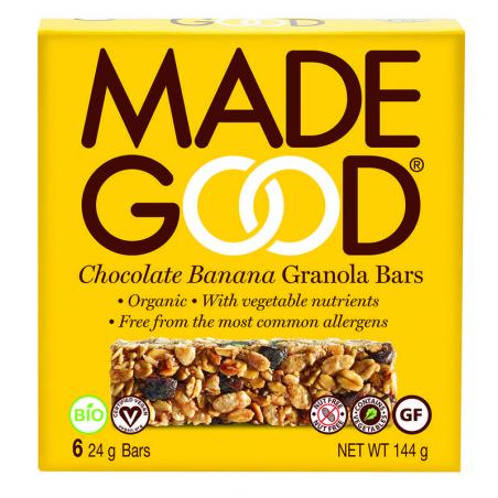 Granola bar chocolate banana 24 gram bioVoeding687456213125