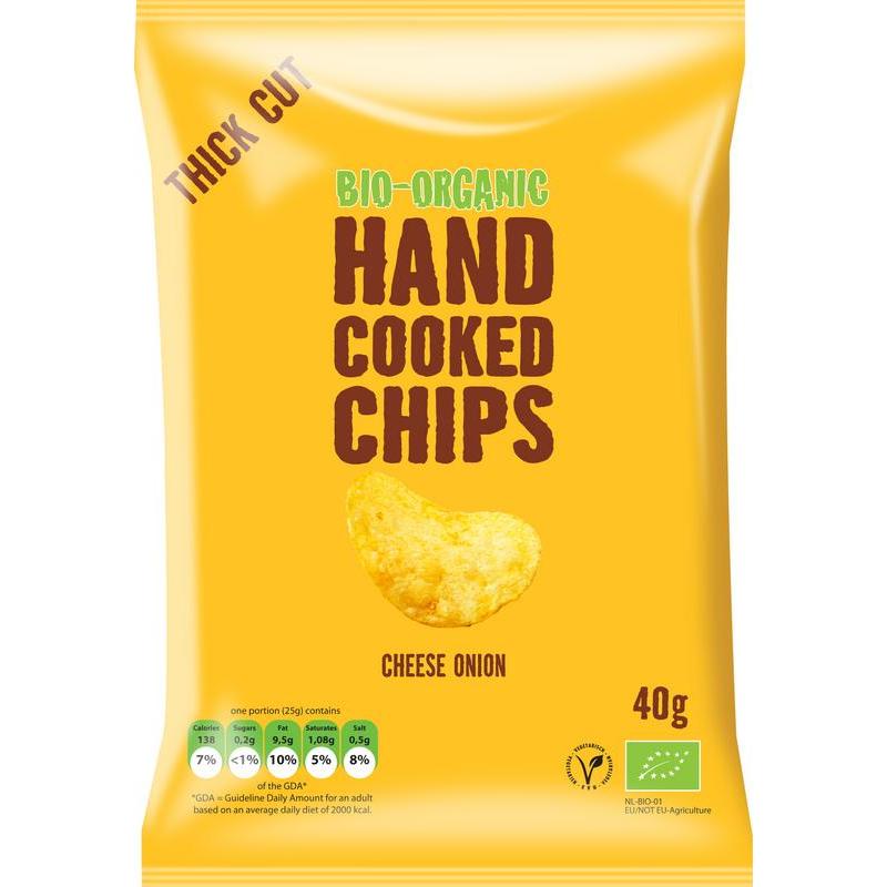 Chips handcooked kaas & ui bioZoutjes/chips8718754502986