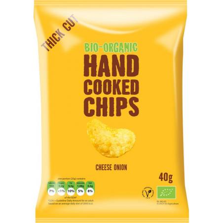 Chips handcooked kaas & ui bioZoutjes/chips8718754502986