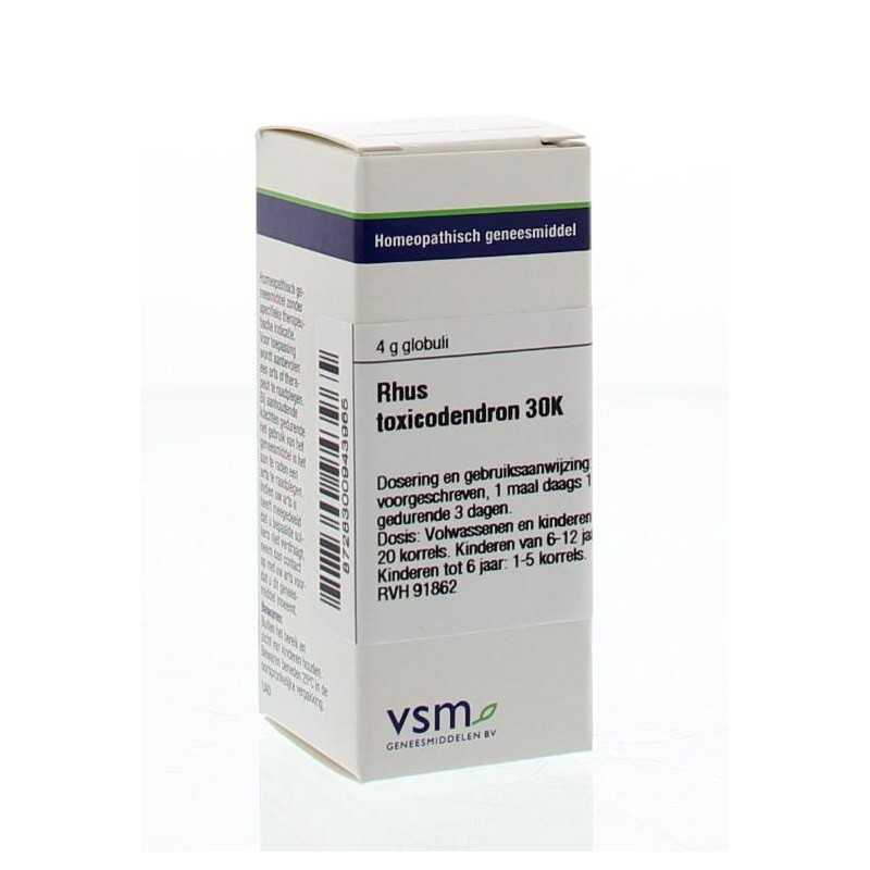 Rhus toxicodendron 30KArtikel 4 enkelvoudig8728300943965