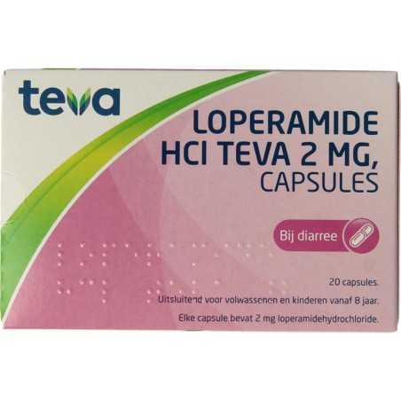 Loperamide HCL 2 mgDiarree8711218009922