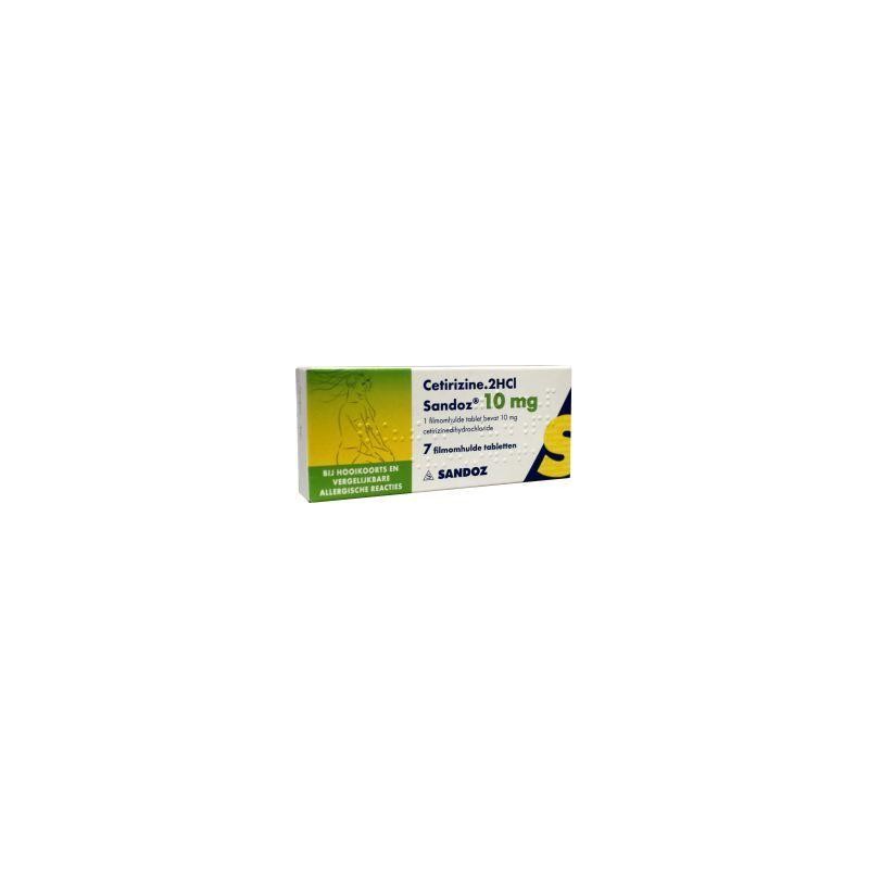 Cetirizine 2HCl 10 mgHooikoorts8712371001457