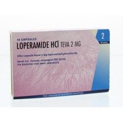 Loperamide 2mg diarreeremmerDiarree8714632070004