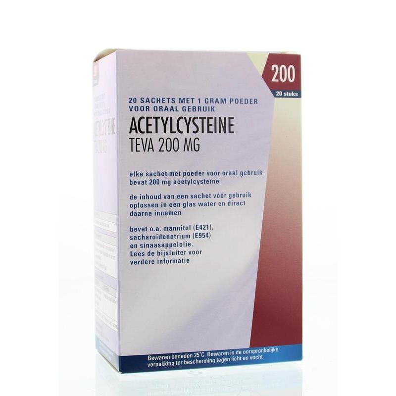 Acetylcysteine 200mgPijn algemeen8711218015190