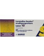 Loratadine 10mg orotaatHooikoorts8712371007848