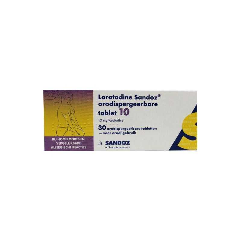 Loratadine 10mg orotaatHooikoorts8712371007848