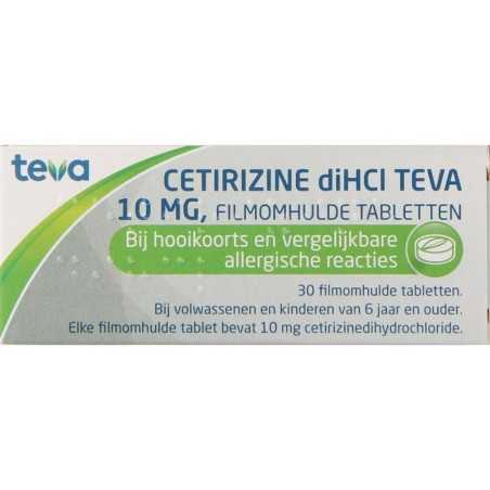 Cetirizine diHCl 10 mgHooikoorts8711218971748