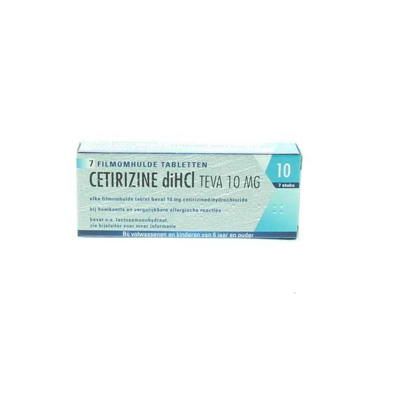 Cetirizine diHCl 10 mgHooikoorts8711218971731