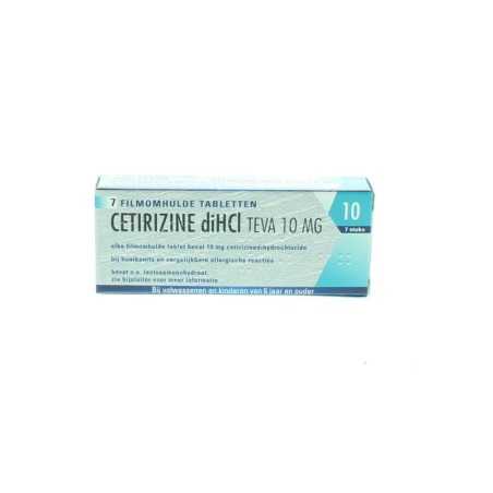 Cetirizine diHCl 10 mgHooikoorts8711218971731